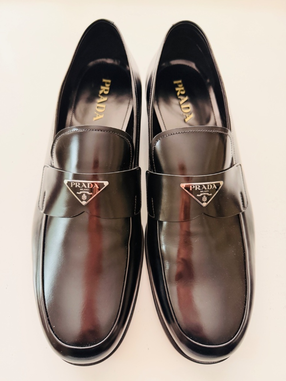 Prada Black Leather Men’s Loafers - Picture 3 of 9
